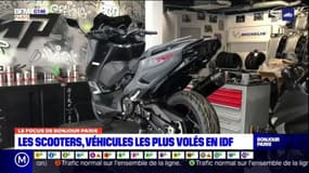 Les scooters, véhicules les plus volés en Ile-de-France