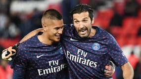 Gianluigi Buffon et Alphonse Areola