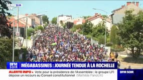 Manifestation anti-mégabassines: retour sur une journée tendue à La Rochelle