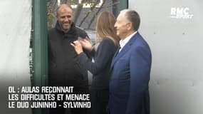 OL : Aulas reconnait les difficultés et menace le duo Juninho - Sylvinho