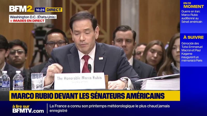 "Le désir de l'Iran de construire une arme nucléaire allait être réalisé", réaffirme Marco Rubio