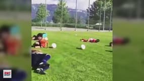 Un club suisse demande à ses joueurs de s'écrouler au sol au son de ... Neymar