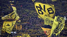 Des supporteurs de Dortmund en avril 2024
