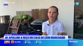 Strasbourg: Apolline a reçu un colis de son idole, le nageur Léon Marchand