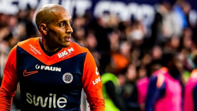 Wahbi Khazri lors de Montpellier-Saint-Etienne, en mars 2025