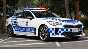 330 Kia Stinger GT, la version équipée du V6 de 370 chevaux, serviront désormais de voiture de police en Australie.