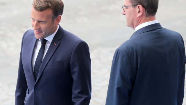 Emmanuel Macron et Jean Castex.