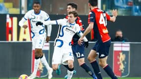 Niccolo Barella face au Genoa.