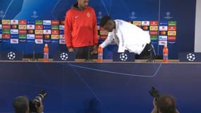 Thierry Henry et Benoît Badiashile 