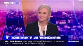 Mort de Robert Badinter: "Un homme exceptionnel" qui "mériterait d'entrer au Panthéon", pour l'ancienne garde des Sceaux, Élisabeth Guigou