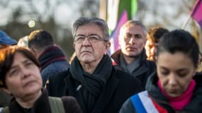 Jean-Luc Mélenchon le 3 février 2024 à Genève