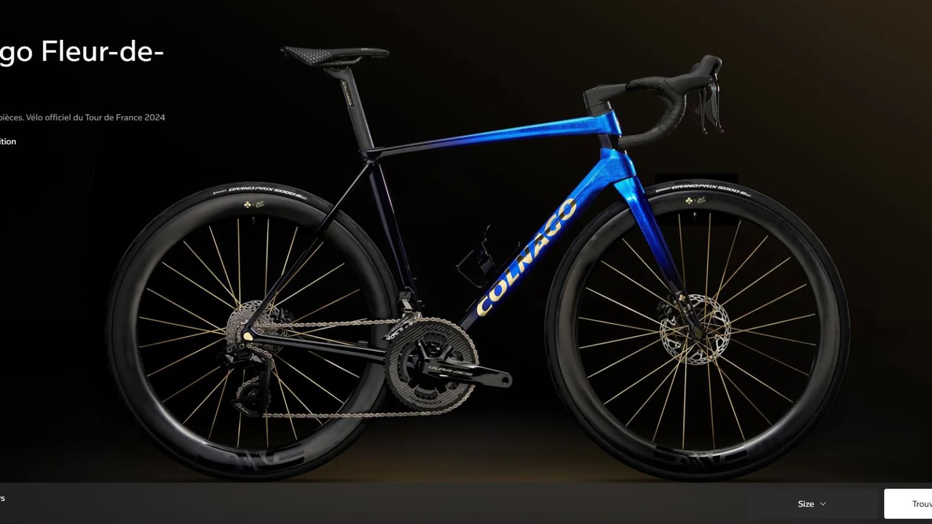 V4Rs Colnago édition limitée Tour de France 2024