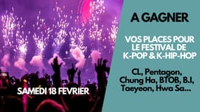 A gagner : vos places pour le festival de K-pop et K-Hip-Hop le 18 février à l'Accor Arena