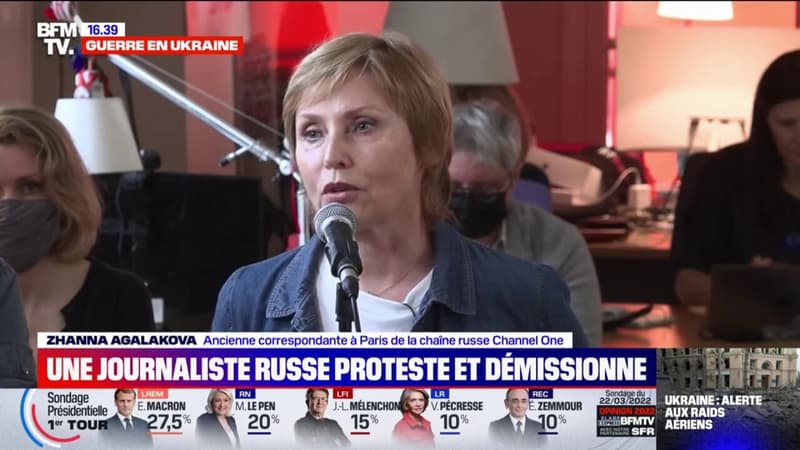 Censure en Russie: une journaliste proteste et démissionne