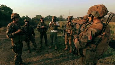 Thomas Misrachi, en République centrafricaine dans le cadre de l'opération Sangaris.
