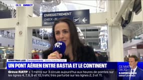 Tempête Fabien: un pont aérien entre Bastia et le continent