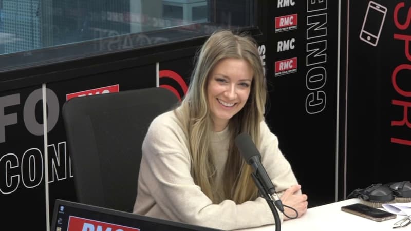 Diane Ducret lors de la matinale Week-End RMC le 26 mars 2022