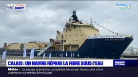 Calais : un bateau pour réparer les câbles internet sous-marins