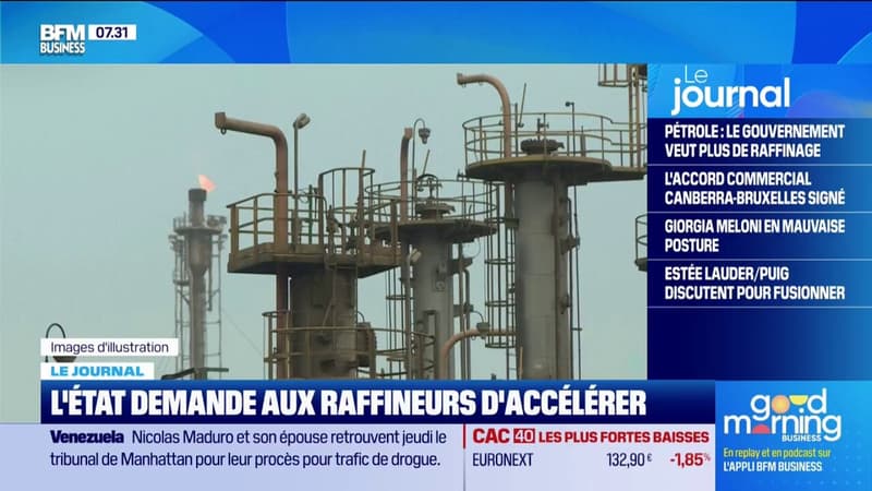 L'Etat demande aux raffineurs d'accélérer