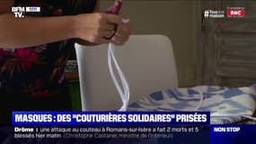 Masques: à Barsac en Gironde, des "couturières solidaires" très prisées 