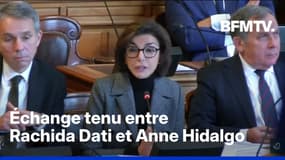 "On se détend": échange tendu entre Rachida Dati et Anne Hidalgo au Conseil de Paris 