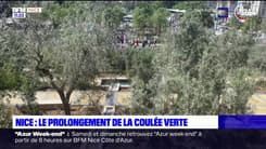 Nice: le prolongement de la coulée verte inauguré