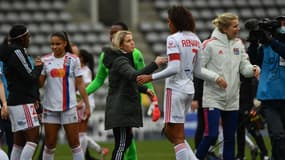 Sonia Bompastor et Wendie Renard