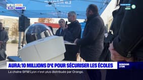 AURA : Laurent Wauquiez a présenté un plan à 10 millions d'euros pour sécuriser les écoles