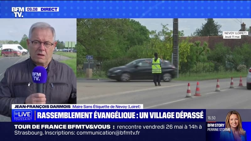 Jean-François Darmois, maire de Nevoy (Loiret), sur le rassemblement évangélique: 