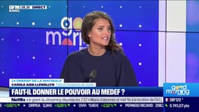 Carole Juge-Llewellyn (Joone): "Je trouve ça bien qu'on dise au Medef de monter au charbon" 