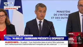 Gérald Darmanin: "Le choix que nous avons fait est le maintien de l'ensemble des festivités des 13 et 14 juillet" 