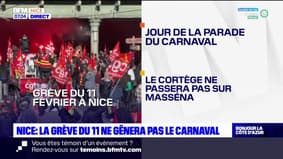 Nice: la manifestation du 11 février ne gênera pas le carnaval