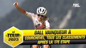 Tour de France E17 : Gall victorieux à Courchevel, Vingegaard enfonce Pogacar, tous les classements
