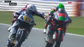 Fenati (à gauche)