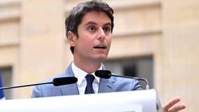 Gabriel Attal, ministre de l'Éducation nationale, le 28 août 2023. 