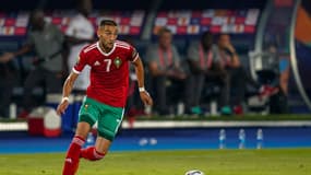 Hakim Ziyech avec le Maroc lors des qualifications pour le Mondial 2022.