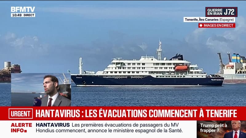 Hantavirus: les ressortissants français vont "tous bien" et "aucun ne présente de symptômes", indique Nicolas Pillerel, représentant de l'ambassade de France en Espagne