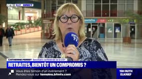Retraites: pour Catherine Perret (CGT), "toutes les raisons sont réunies pour que la grève soit encore plus massive jeudi"