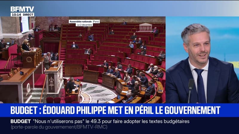 Pour Loïc Kervran, député "Horizons", ne pas voter le budget "n'est pas un acte de défiance envers le gouvernement"