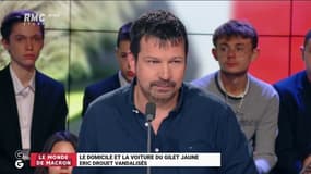 Le domicile d'Eric #Drouet vandalisé : "Les #giletsjaunes ont créé la terreur locale, la milice de proximité. S'ils n'ont pas appelé à le faire, ils l'ont accepté. Éric #Drouet l'a cautionné au moins par son silence !" Sylvain Grandserre #GGRMC 