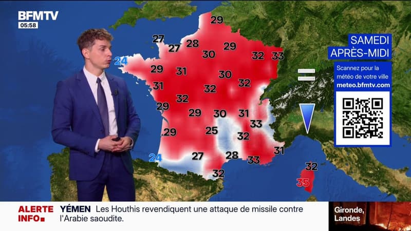 Du soleil dans le nord du pays, des orages attendus localement dans le sud: la météo du samedi 25 juillet