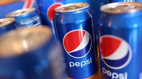 Des canettes de soda de la marque Pepsi, le 5 octobre 2021 à Chicago (États-Unis).