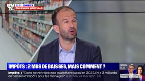 Baisse des impôts des classes moyennes: "C'est clairement une opération de diversion" pour Manuel Bompard (LFI)