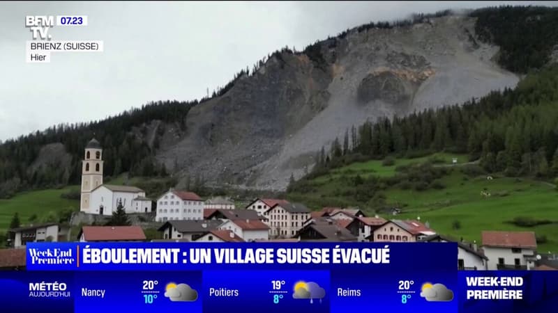 Un village suisse totalement évacué en raison d'un éboulement