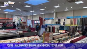 FOCUS : Inauguration du magasin Mondial Tissus à Gap 