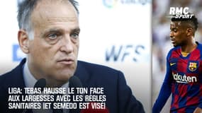 Liga: Tebas hausse le ton face aux largesses avec les règles sanitaires (et Semedo est visé)