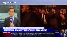 Éric Zemmour fête le premier anniversaire de Reconquête, lors d'un meeting au Palais des Sports à Paris