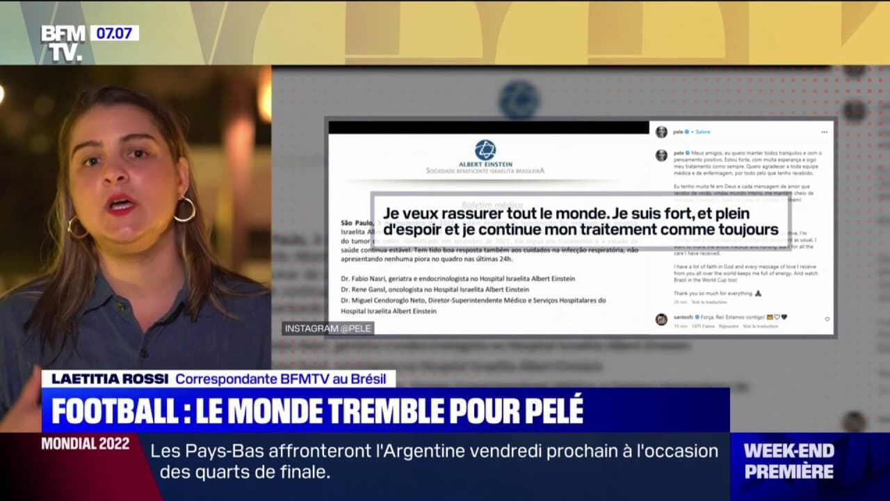 Létat De Santé De La Légende Du Football Pelé Inquiète Le Brésil