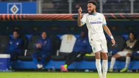 Pierre-Emerick Aubameyang lors du match de Ligue Europa entre le Shakhtar Donetsk-OM, le 15/02/2024