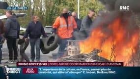 Ascoval bloqué: "Si il faut on continuera" promet le porte-parole de la coordination syndicale